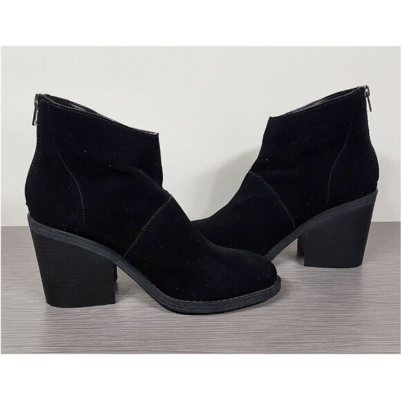 Steve Madden Shrines Bootie, Black Suede, Womens Size 10 M - Picture 9 of 9